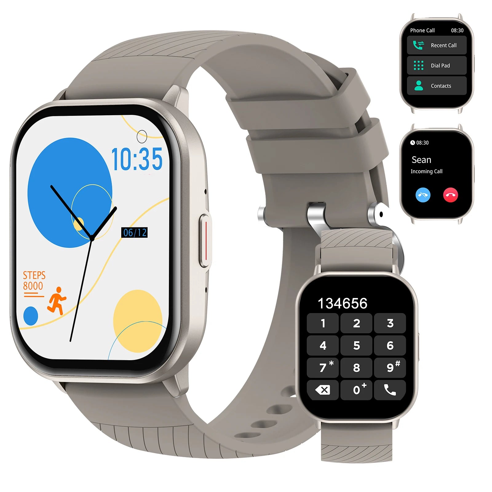 Smartwatch with Calling & Multi-Sport Modes