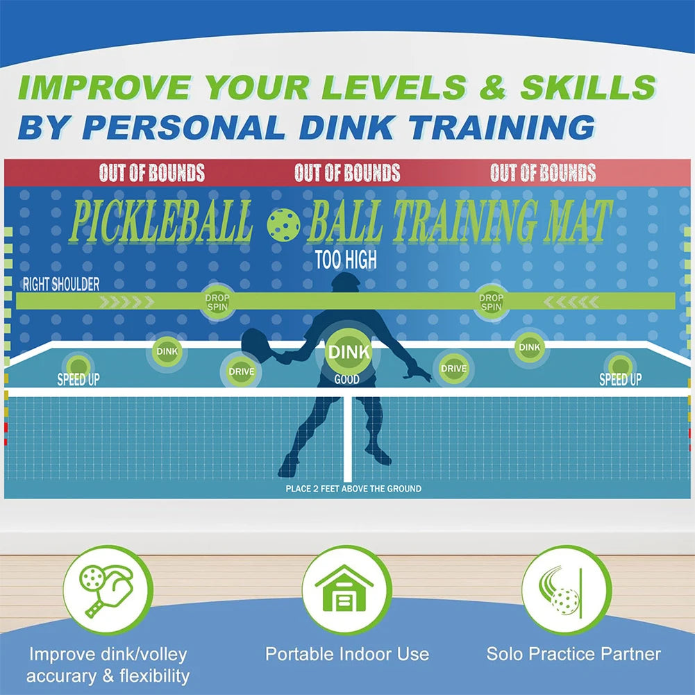 Pickleball Practice Rebounder Board for Training