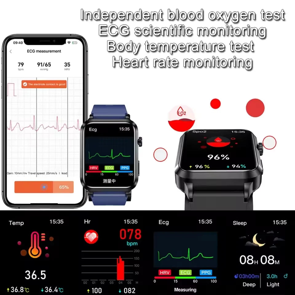 1.92" IPS Smartwatch with Health Monitoring & Bluetooth 5.0