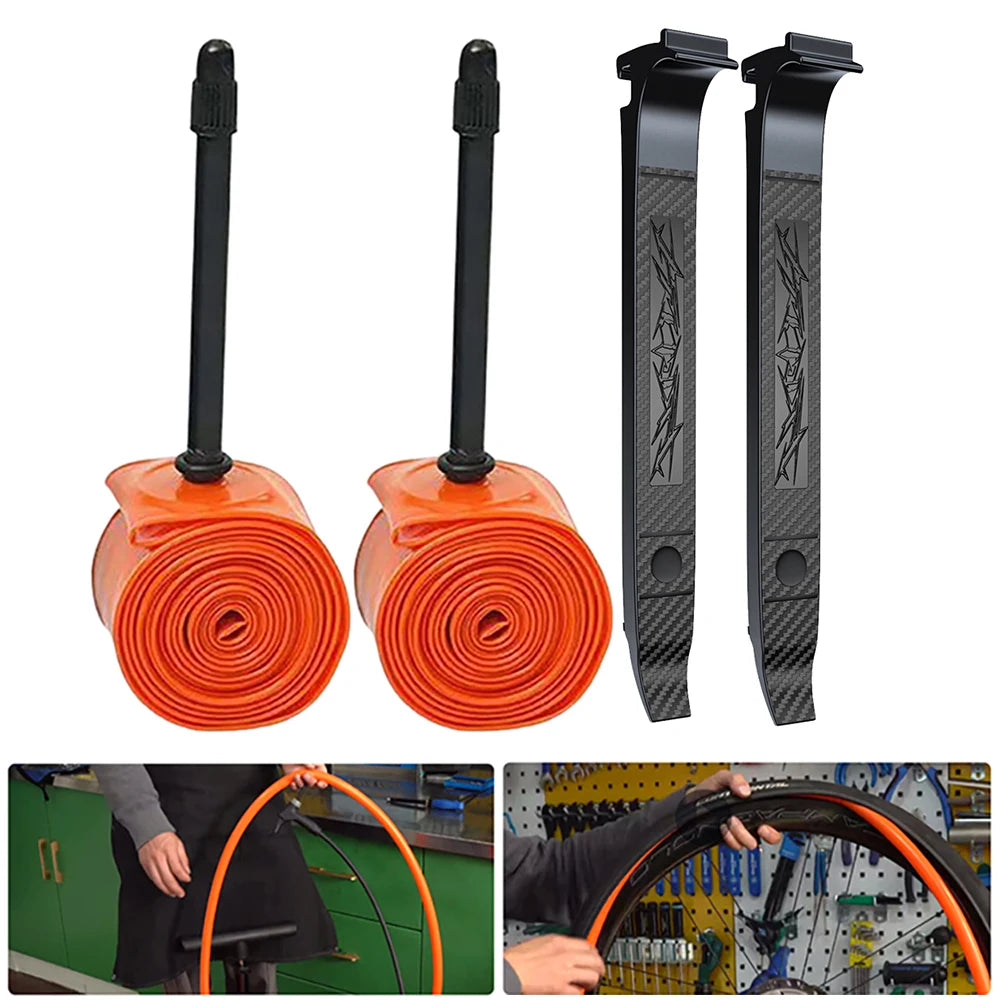 Ultralight Bike Inner Tube & 65mm Tire Remover Tool Set