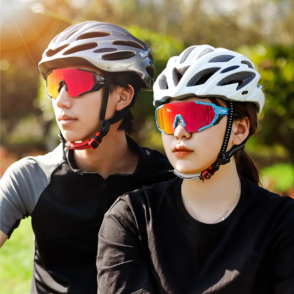 WEST BIKING 3-Lens Polarized Cycling Glasses