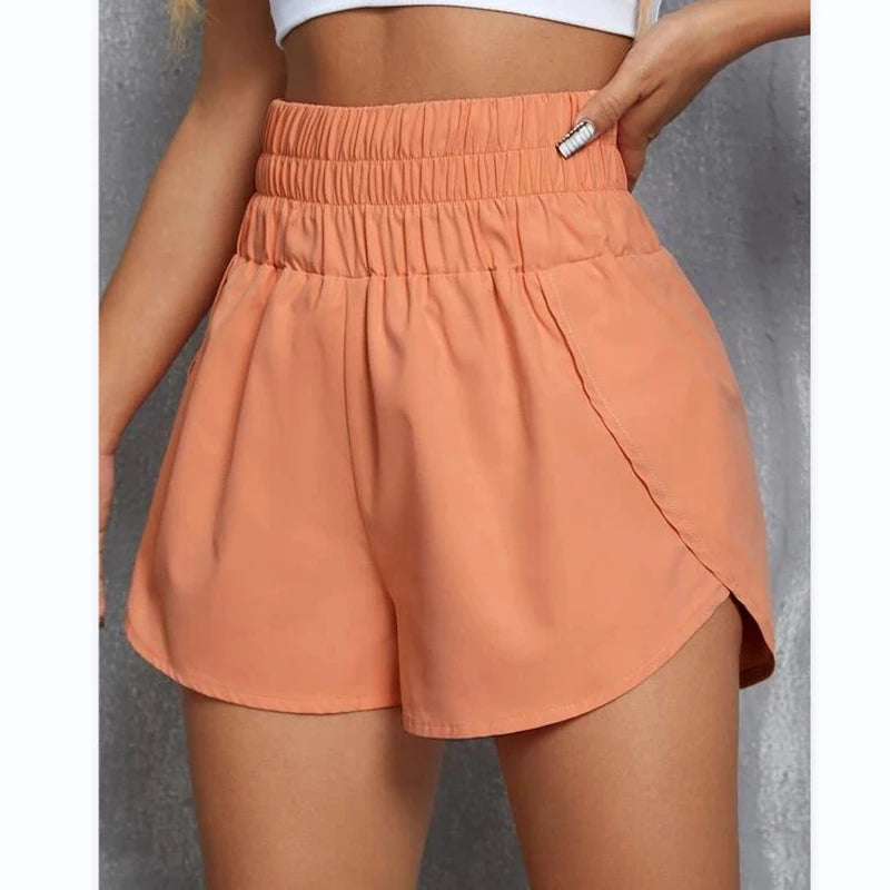 Seamless High Waist Workout Shorts for Women