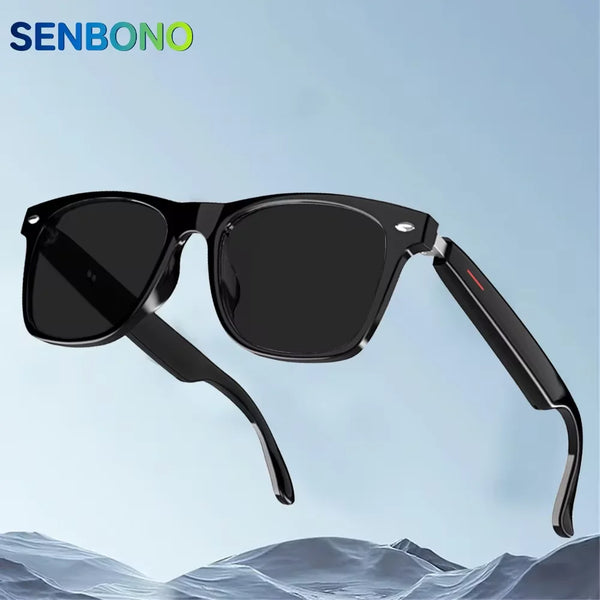 SENBONO Smart Glasses with Open-Ear Music & Calling