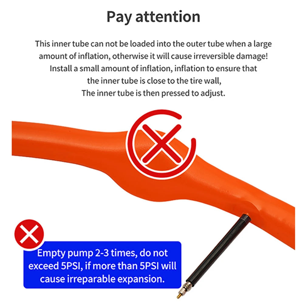 Ultralight Bike Inner Tube & 65mm Tire Remover Tool Set