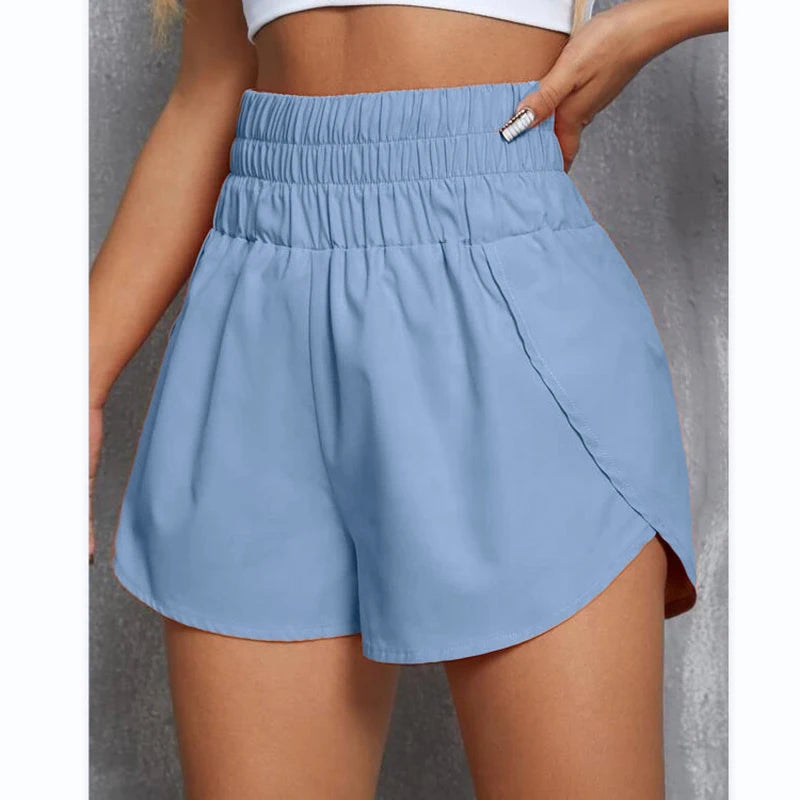 Seamless High Waist Workout Shorts for Women