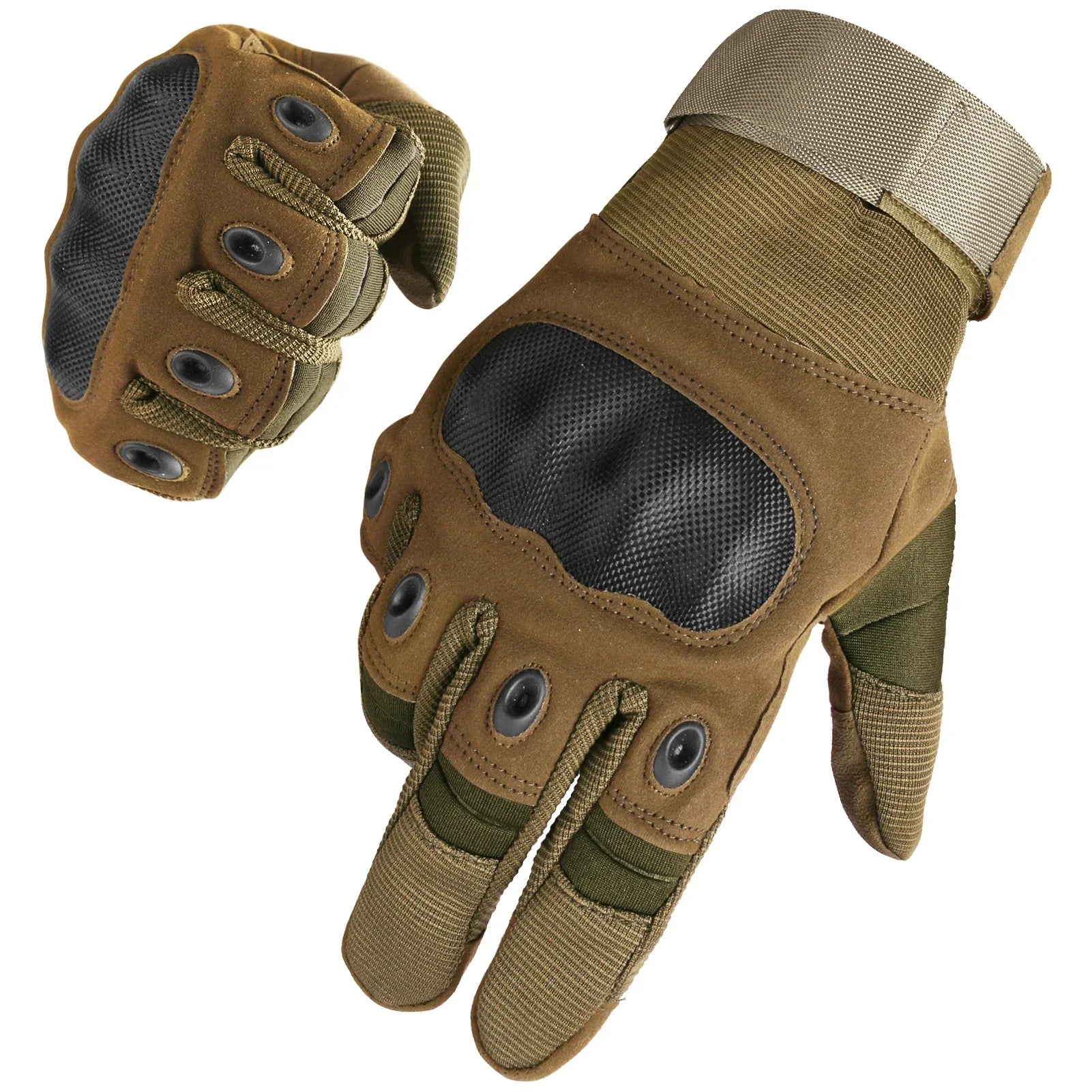 Full Finger Touchscreen Knuckle Cycling & Tactical Gloves