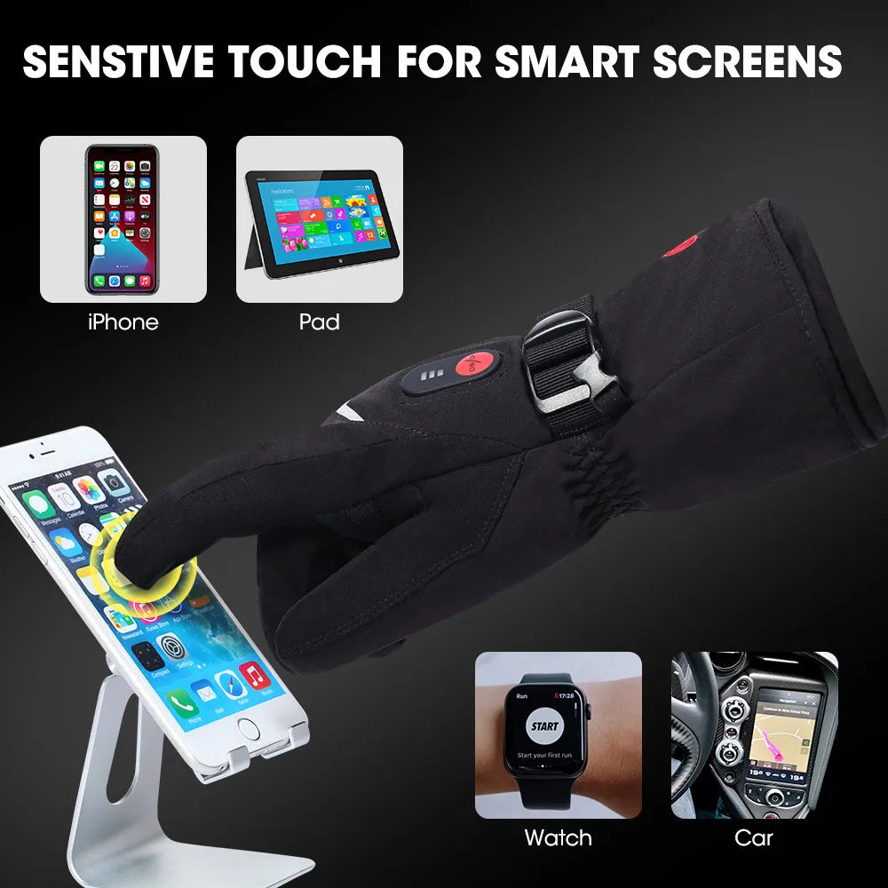 SAVIOR Rechargeable Waterproof Heated Gloves 7.4V
