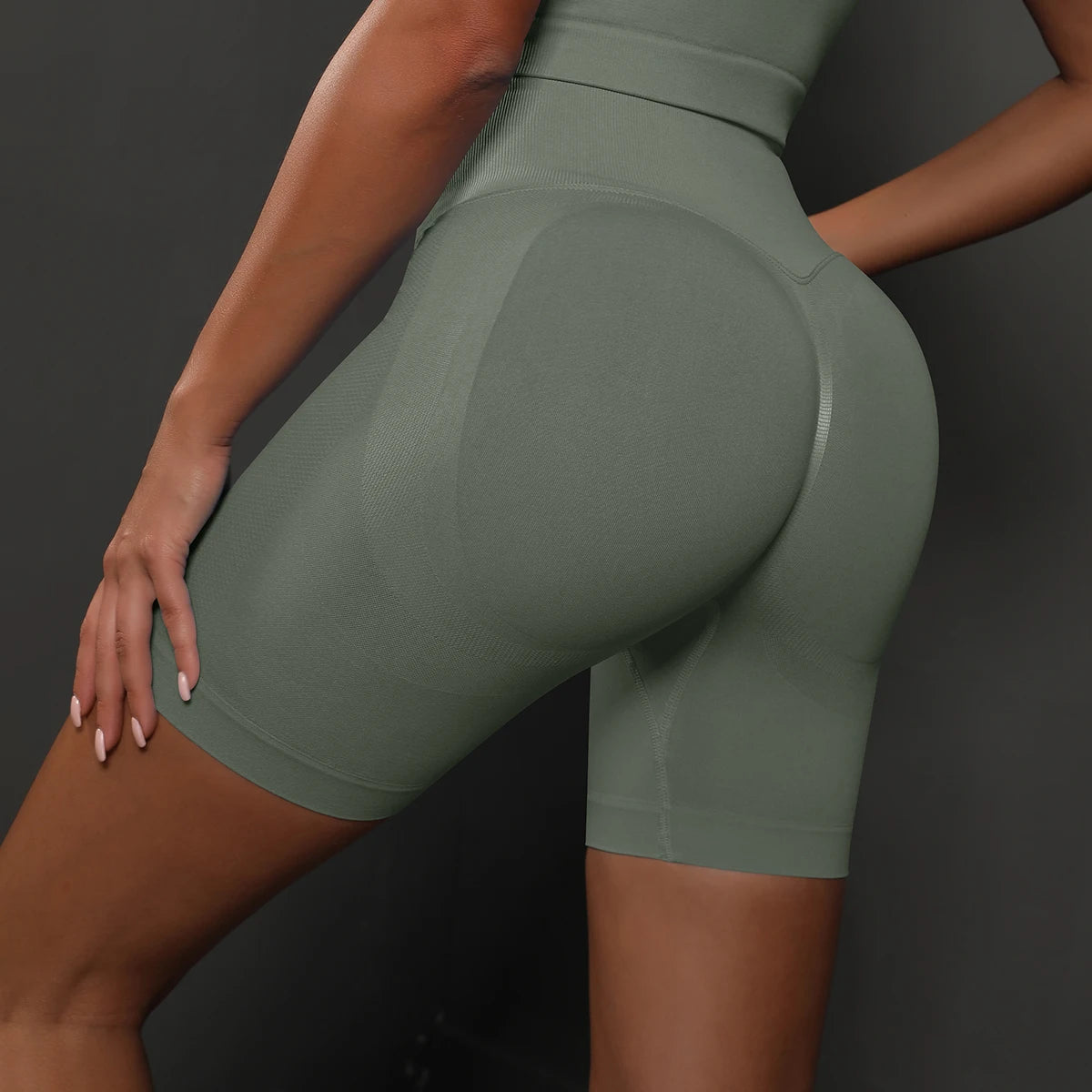 Women’s Seamless High Waist Yoga & Sports Shorts