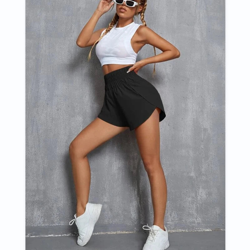 Seamless High Waist Workout Shorts for Women