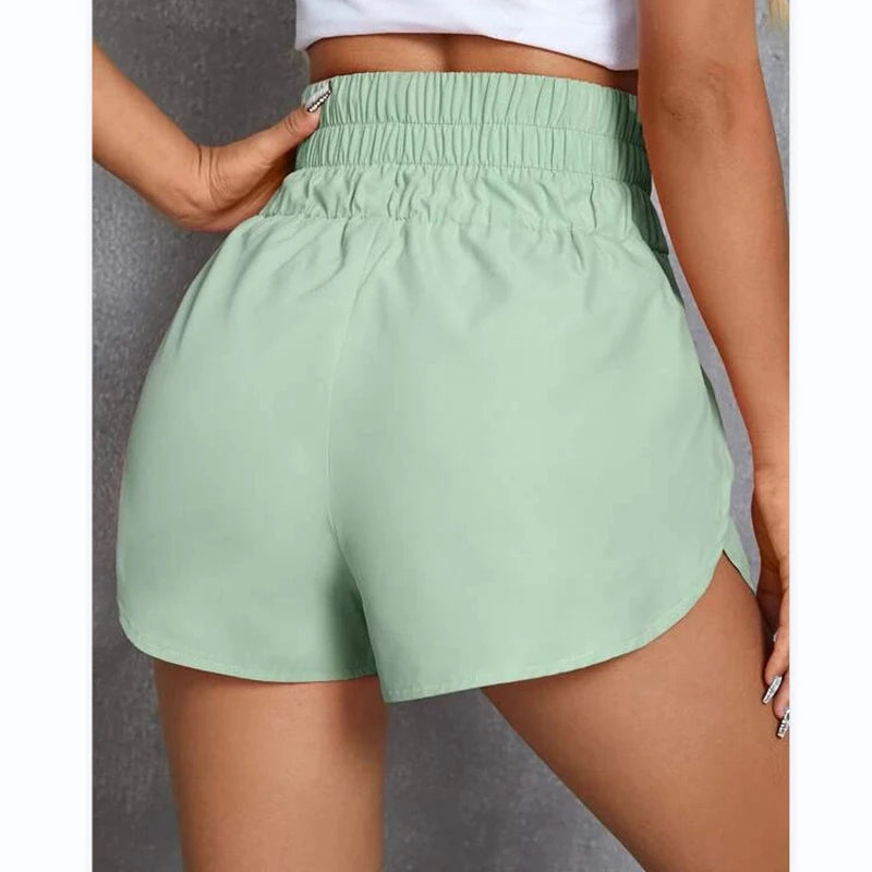Seamless High Waist Workout Shorts for Women
