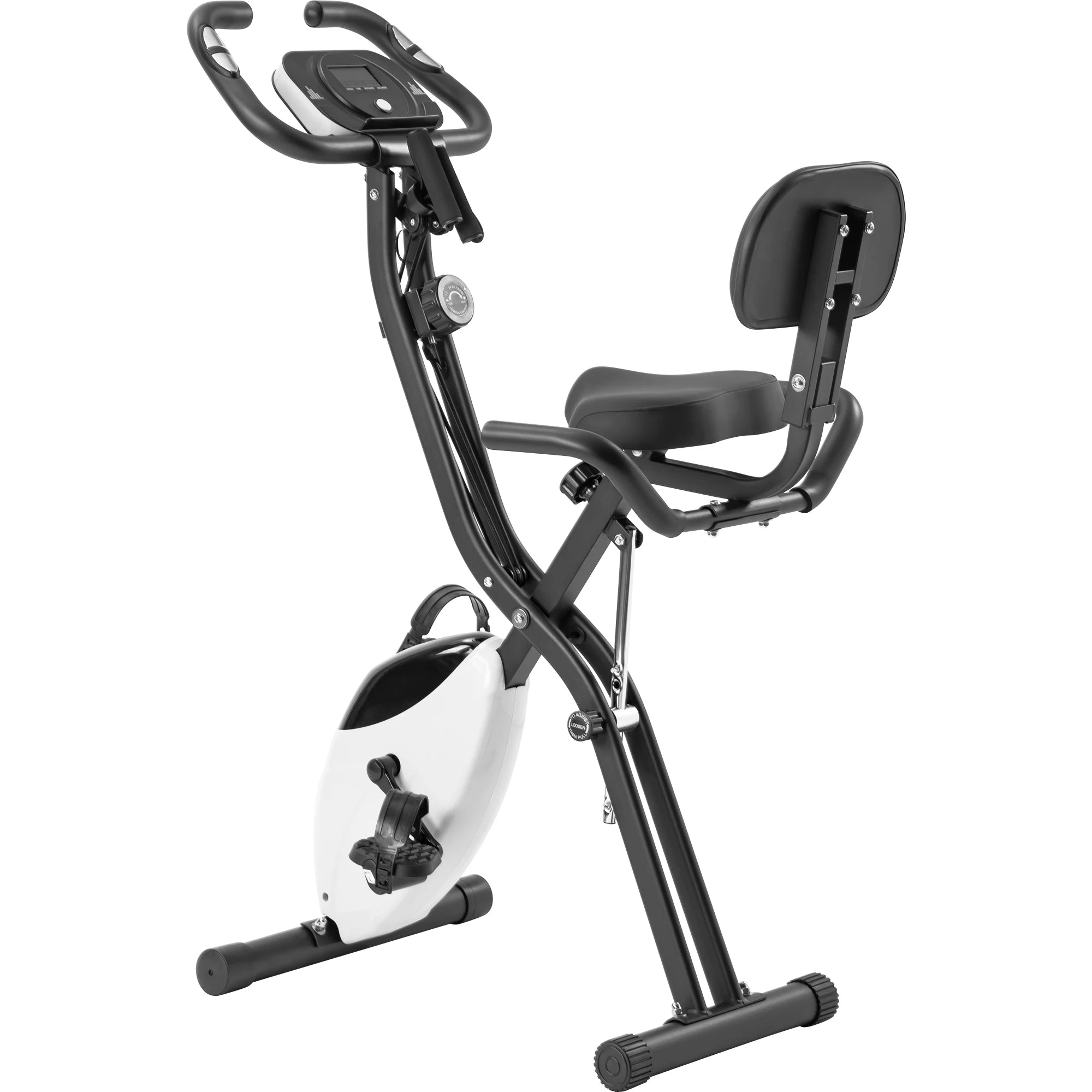 Metal Folding Upright & Horizontal Exercise X Bike