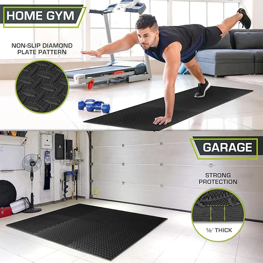 16-Piece EVA Puzzle Fitness Mat