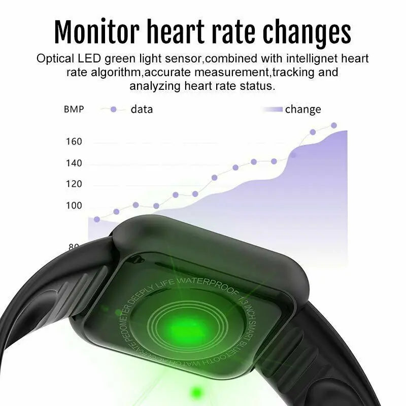 Y68 Multifunctional Bluetooth Smartwatch