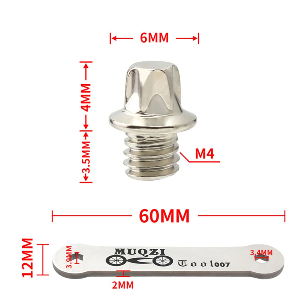 50PCS Anti-Skid Bicycle Pedal Stud Pins