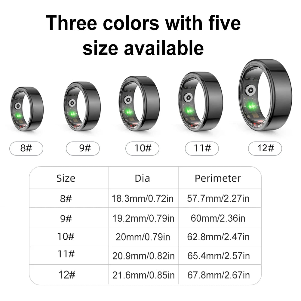 Xiaomi Smart Ring Titanium Waterproof Fitness Tracker