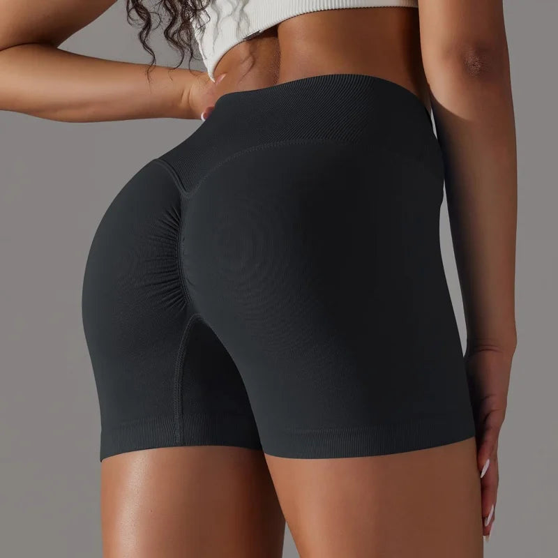 3-Piece Women’s Solid Peach Hip Sports Set