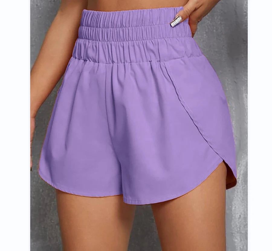 Seamless High Waist Workout Shorts for Women