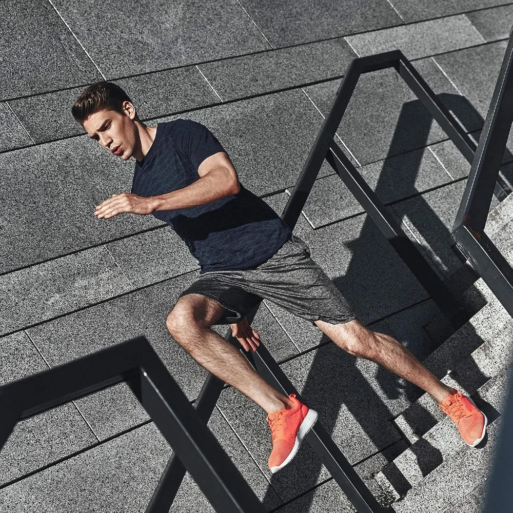 Men’s Athletic Shorts with Pockets – Quick Dry Elastic Waistband Activewear