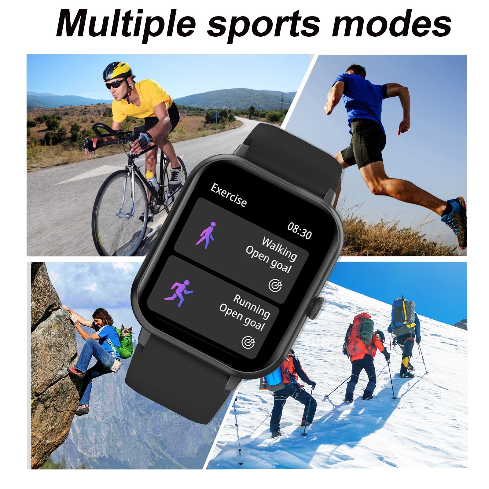 Smartwatch with Multi-Sport Mode & Custom Wallpaper