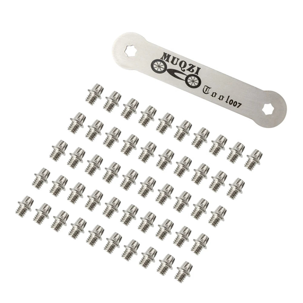 50PCS Anti-Skid Bicycle Pedal Stud Pins