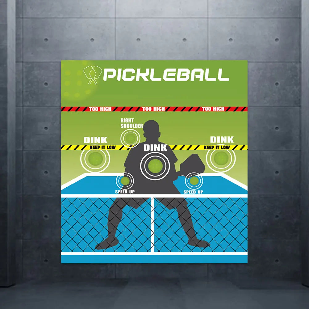 Pickleball Rebounder Training Aid with Dink Wall Pads