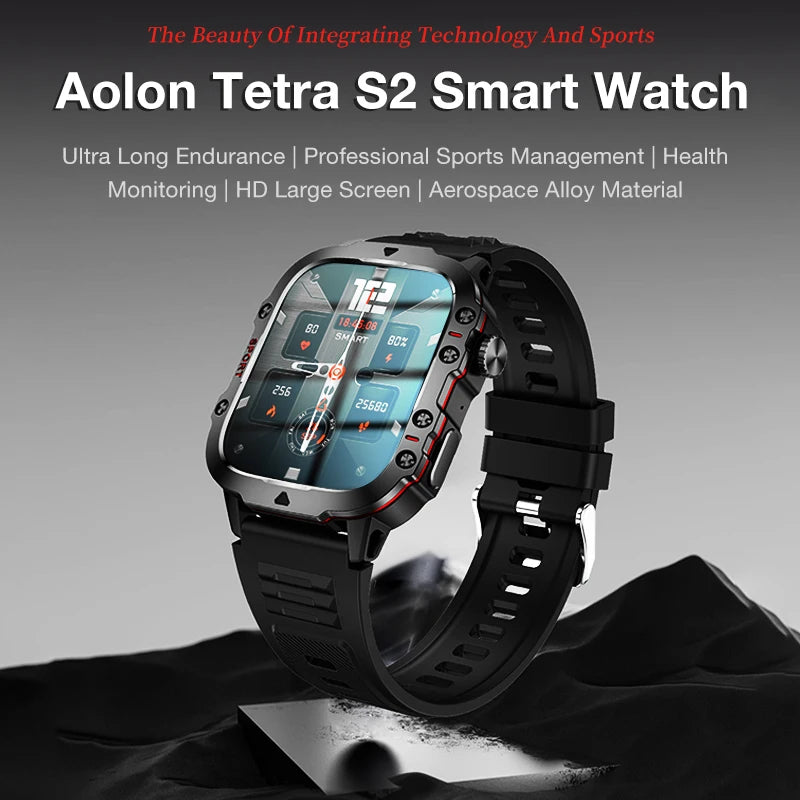 Aolon Tetra R2 Smartwatch with Bluetooth Call