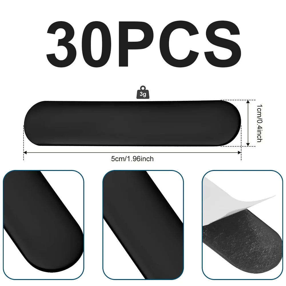 30PCS Pickleball Paddle Weighted Adhesive Tape Strips