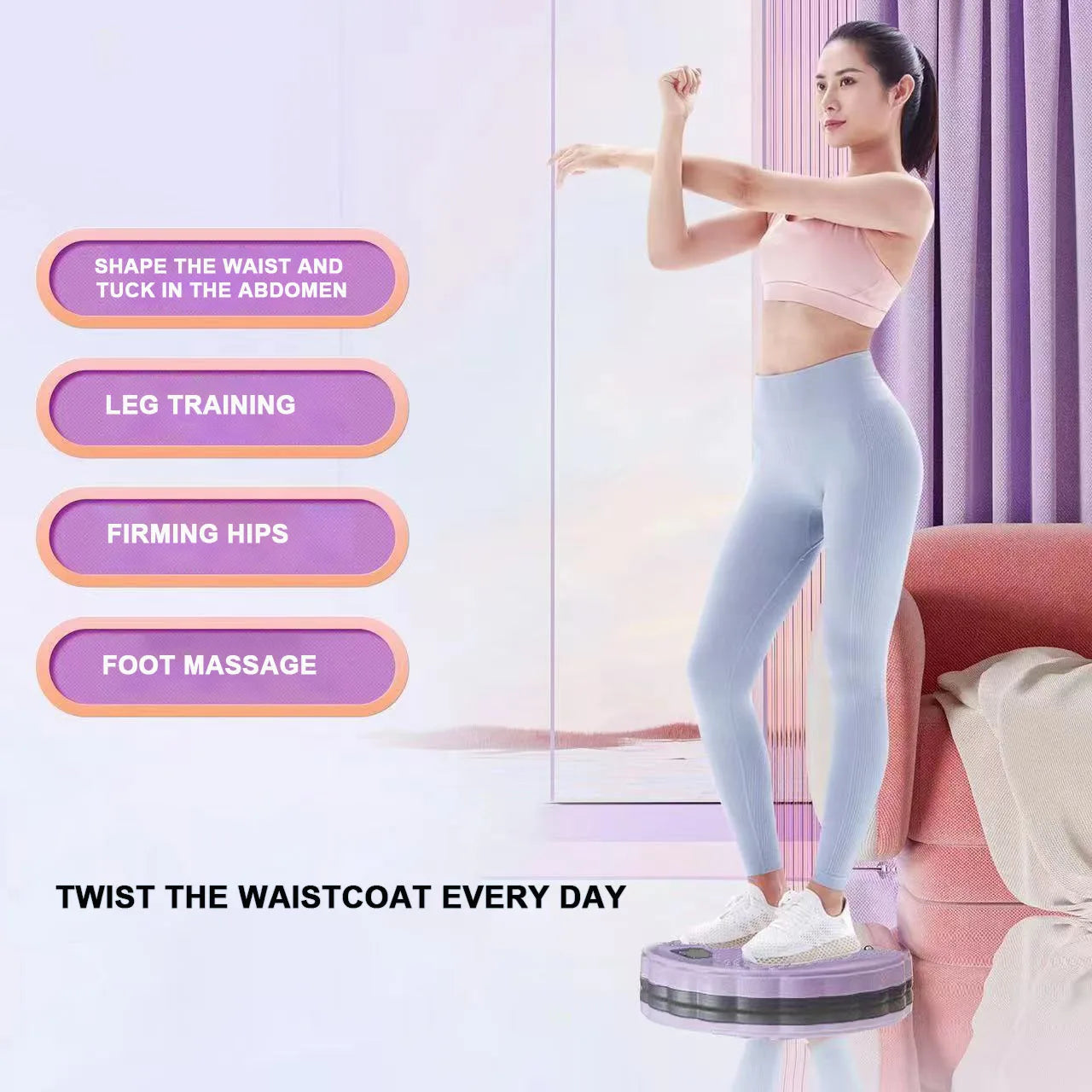 Waist Twisting Balance Disc