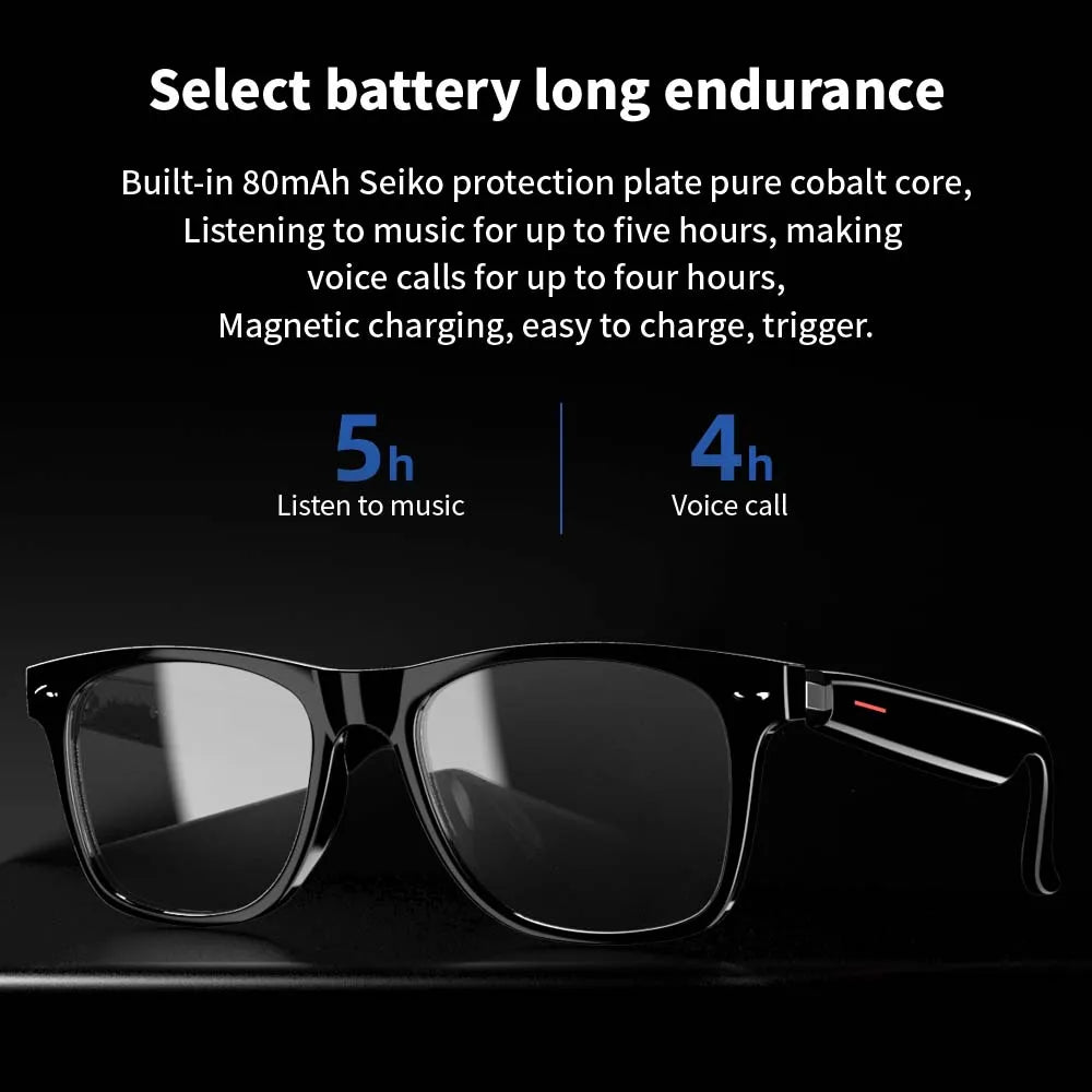 SENBONO Smart Glasses with Open-Ear Music & Calling