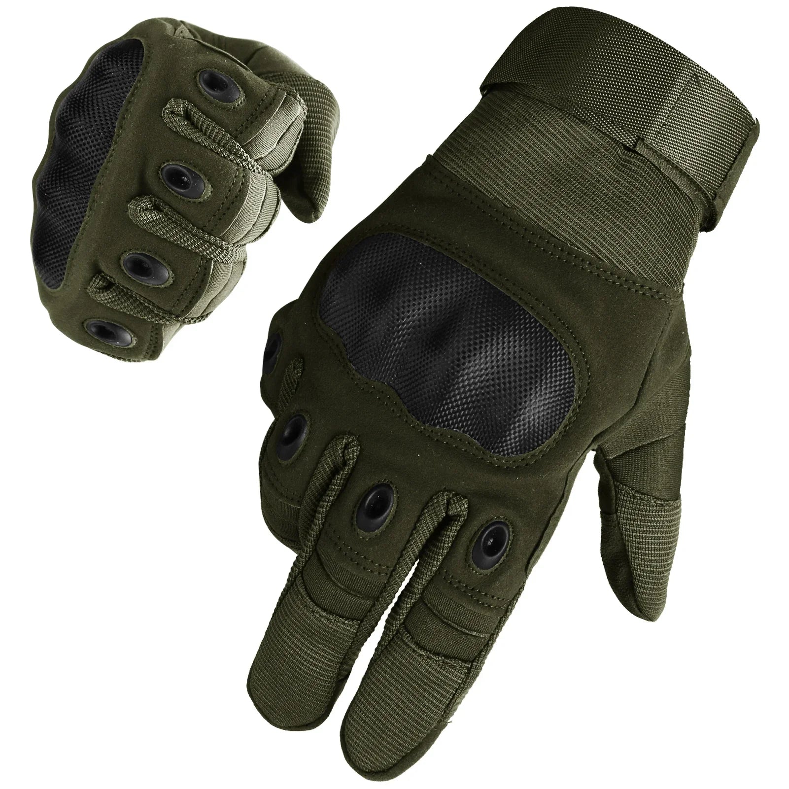 Full Finger Touchscreen Knuckle Cycling & Tactical Gloves