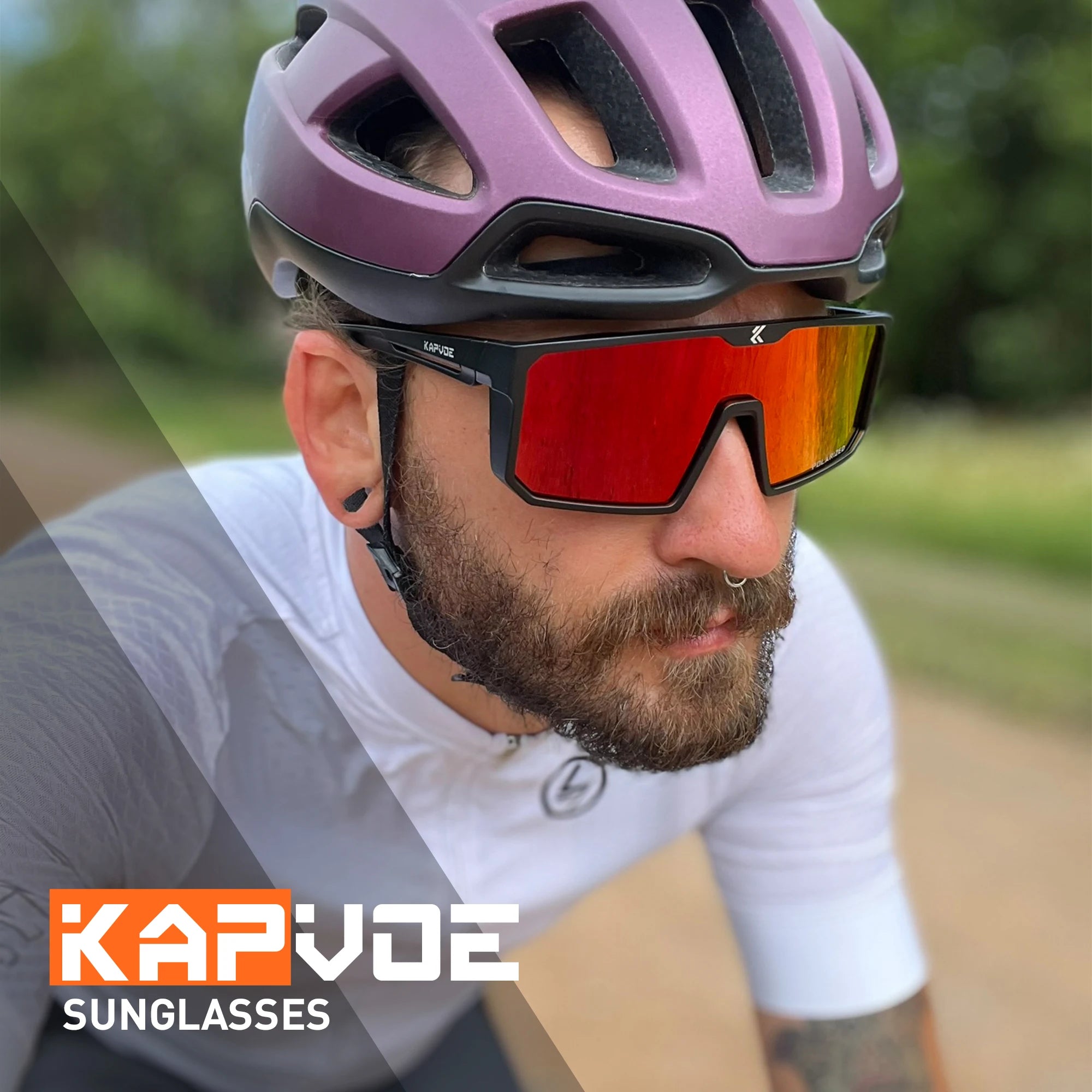 KAPVOE Polarized Cycling Sunglasses UV400