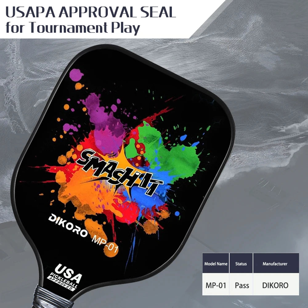 DIKORO Graphite Pickleball Paddle Set with 4 Balls