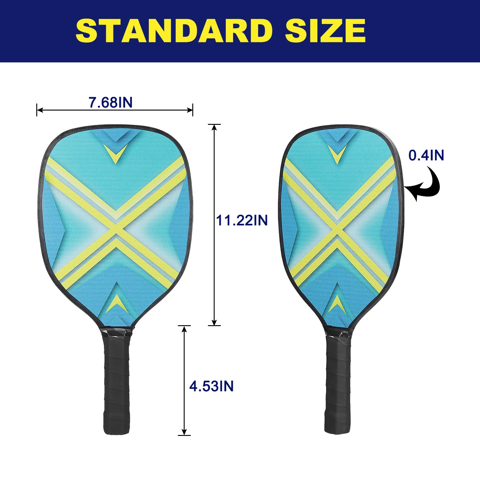 Pickleball Paddle Set with Balls, Towels & Carry Bag