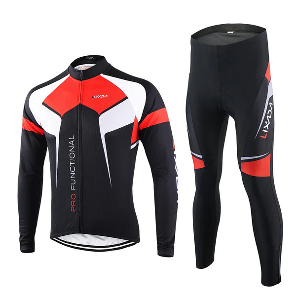 Lixada Men's Cycling Jersey and Pants Set