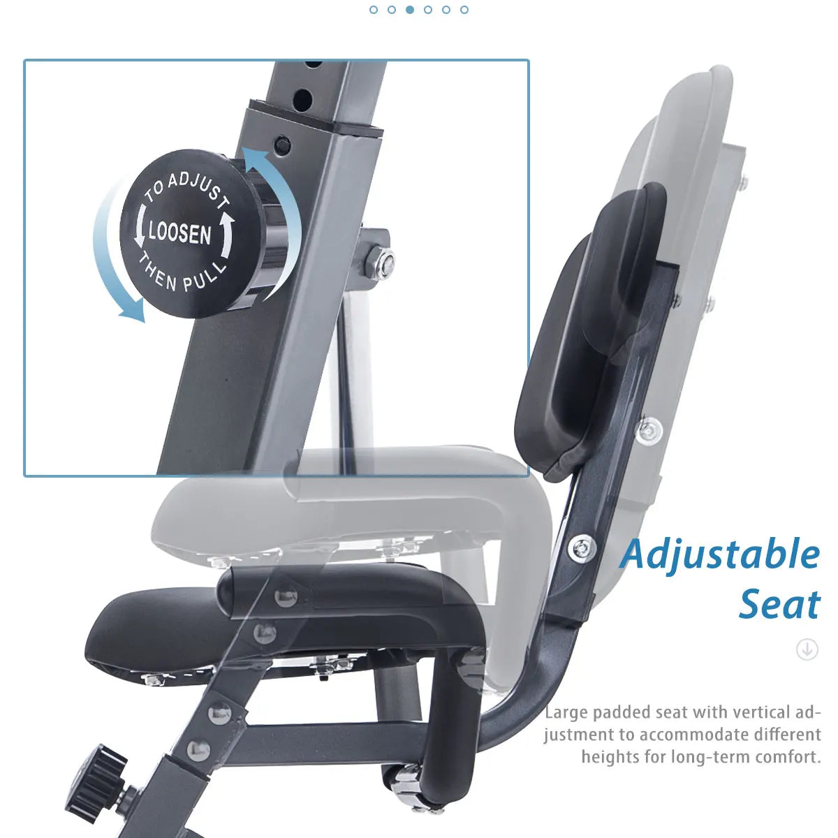 Metal Folding Upright & Horizontal Exercise X Bike