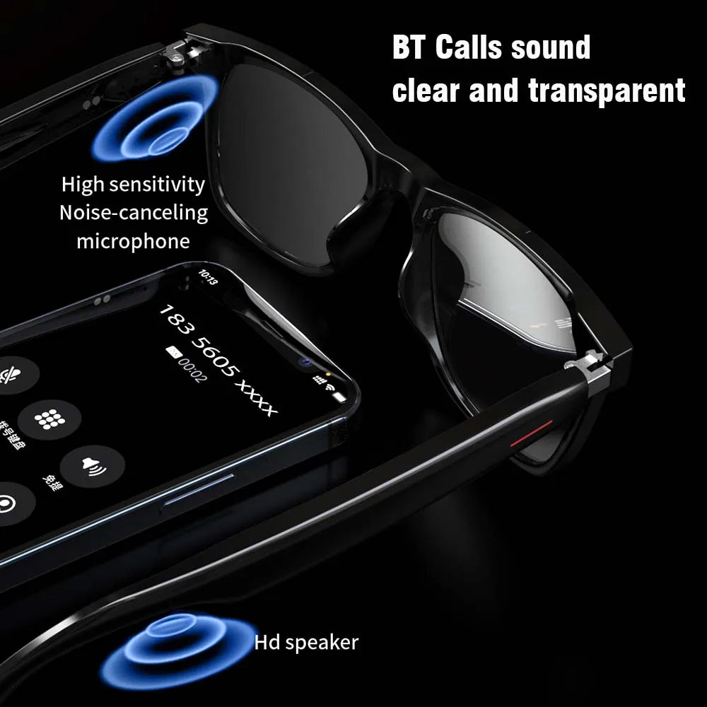 SENBONO Smart Glasses with Open-Ear Music & Calling