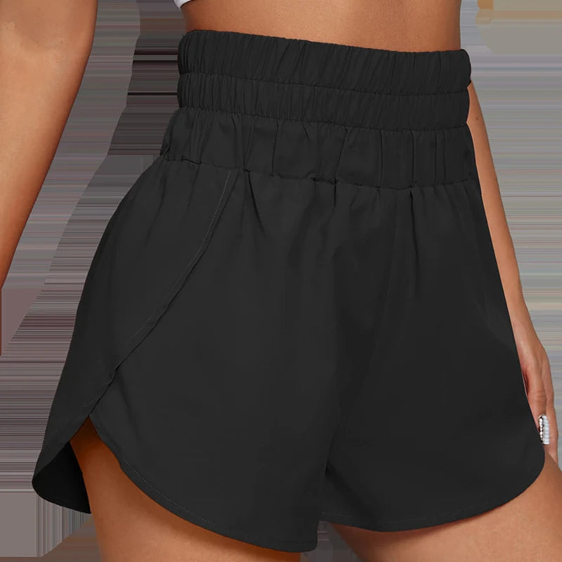 Seamless High Waist Workout Shorts for Women