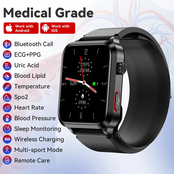 1.92" IPS Smartwatch with Health Monitoring & Bluetooth 5.0