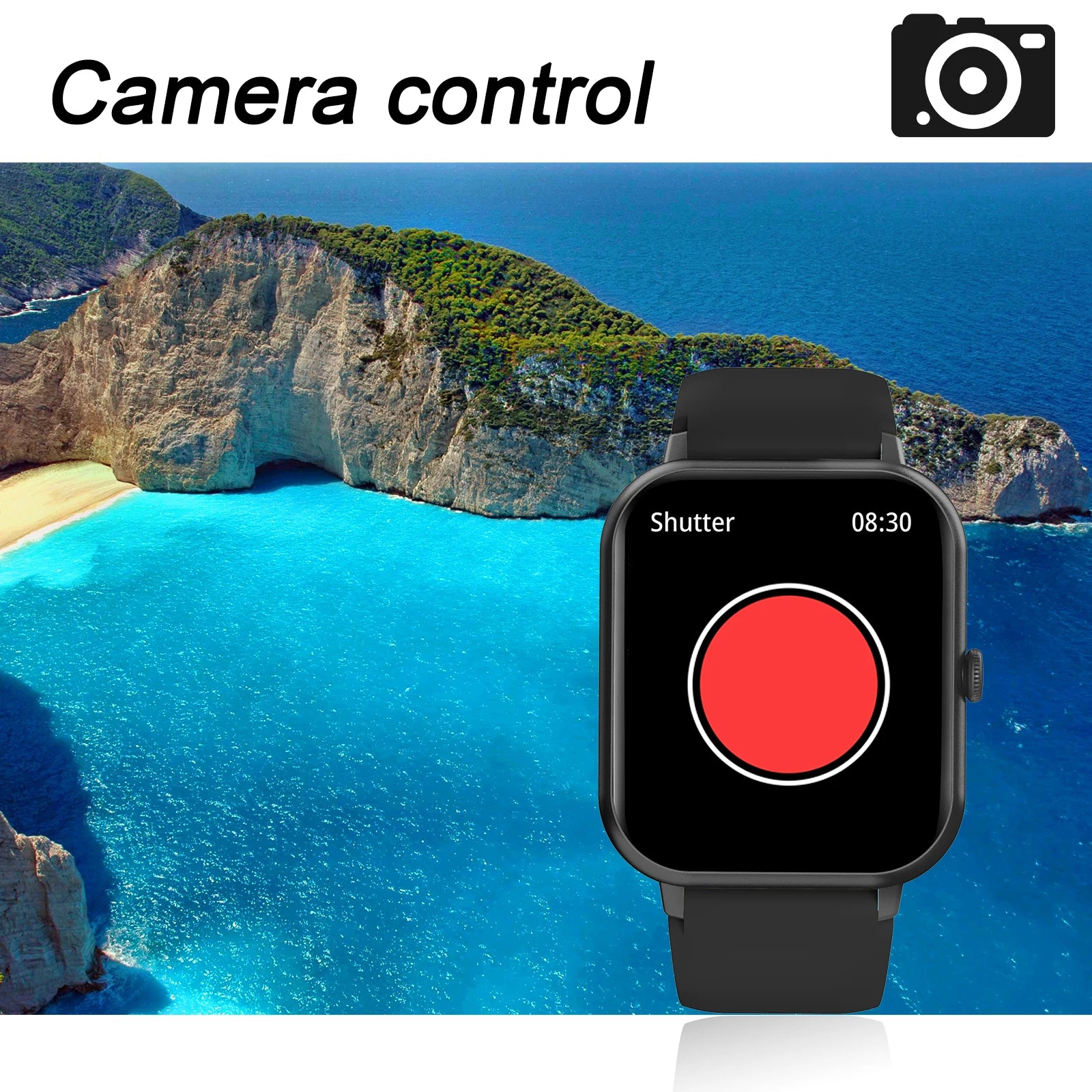 Smartwatch with Multi-Sport Mode & Custom Wallpaper