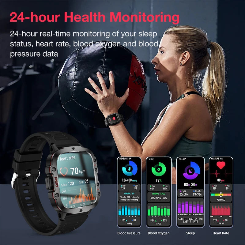 Aolon Tetra R2 Smartwatch with Bluetooth Call