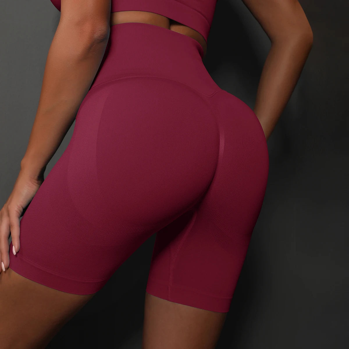 Women’s Seamless High Waist Yoga & Sports Shorts