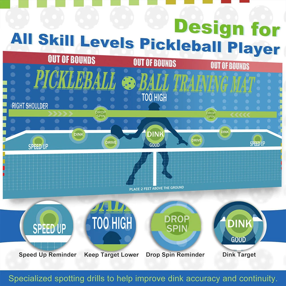 Pickleball Practice Rebounder Board for Training